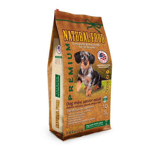 NATURAL FOOD ADULTO SENIOR RAZAS PEQUEÑAS 10 kg.