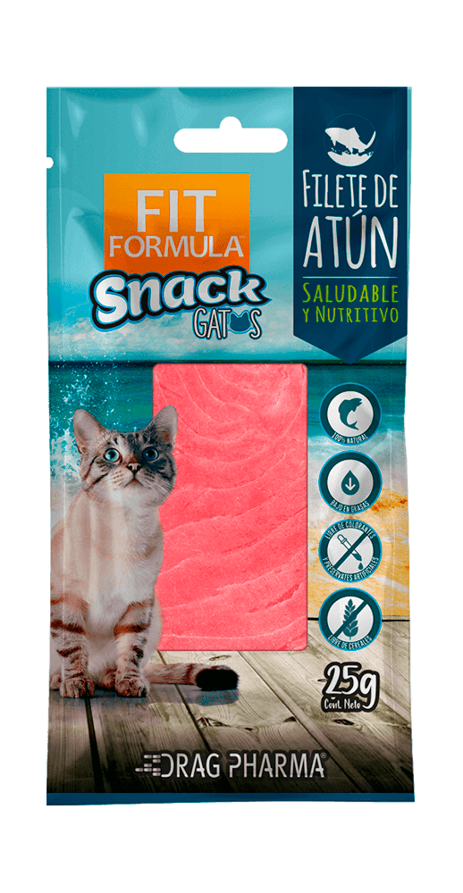 FIT FORMULA CAT SNACK FILETE DE ATUN 25 gr.