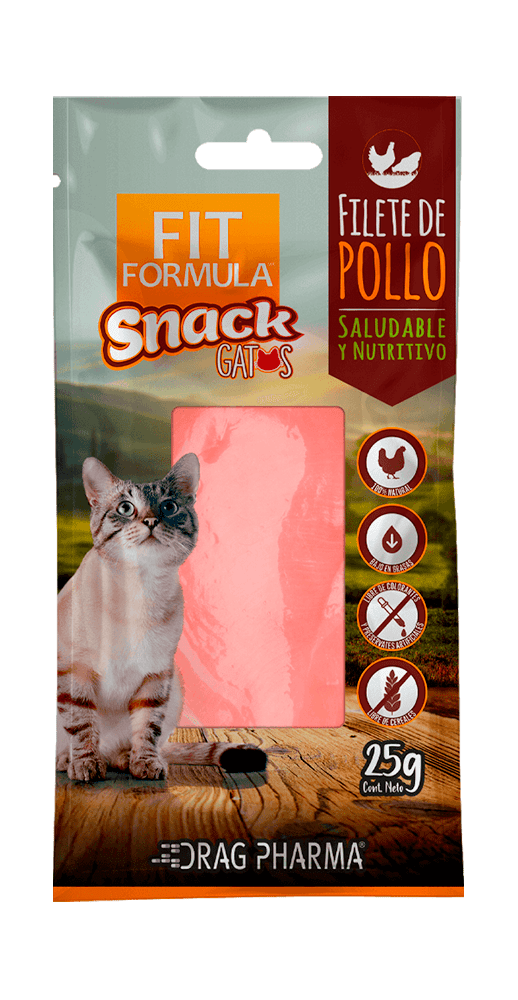 FIT FORMULA CAT SNACK FILETE DE POLLO 25 gr.