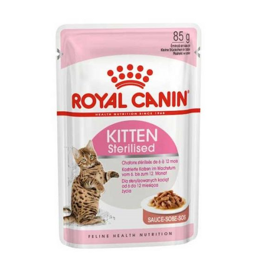 ROYAL CANIN CAT POUCH KITTEN STERILISED 85 gr.