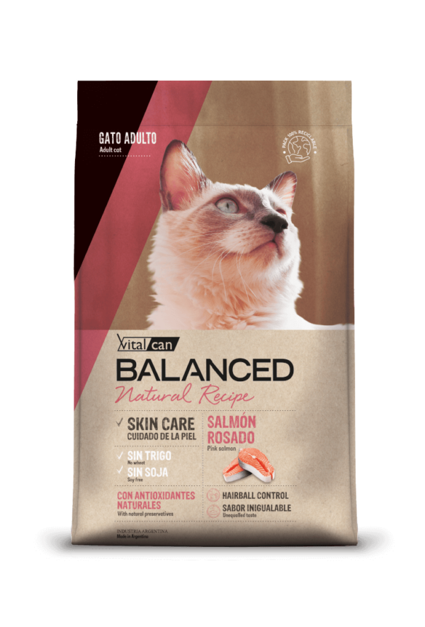 VITAL CAN BALANCED NATURAL RECIPE SALMON ROSADO GATOS