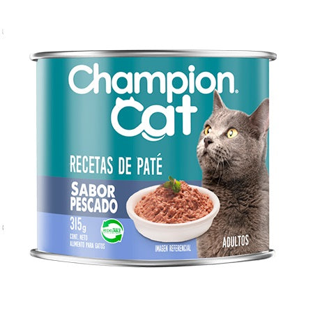 CHAMPION CAT LATA ADULTOS RECETAS DE PATE PESCADO 315 gr.