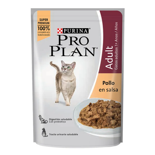 PRO PLAN CAT POUCH ADULT POLLO EN SALSA 85 gr.
