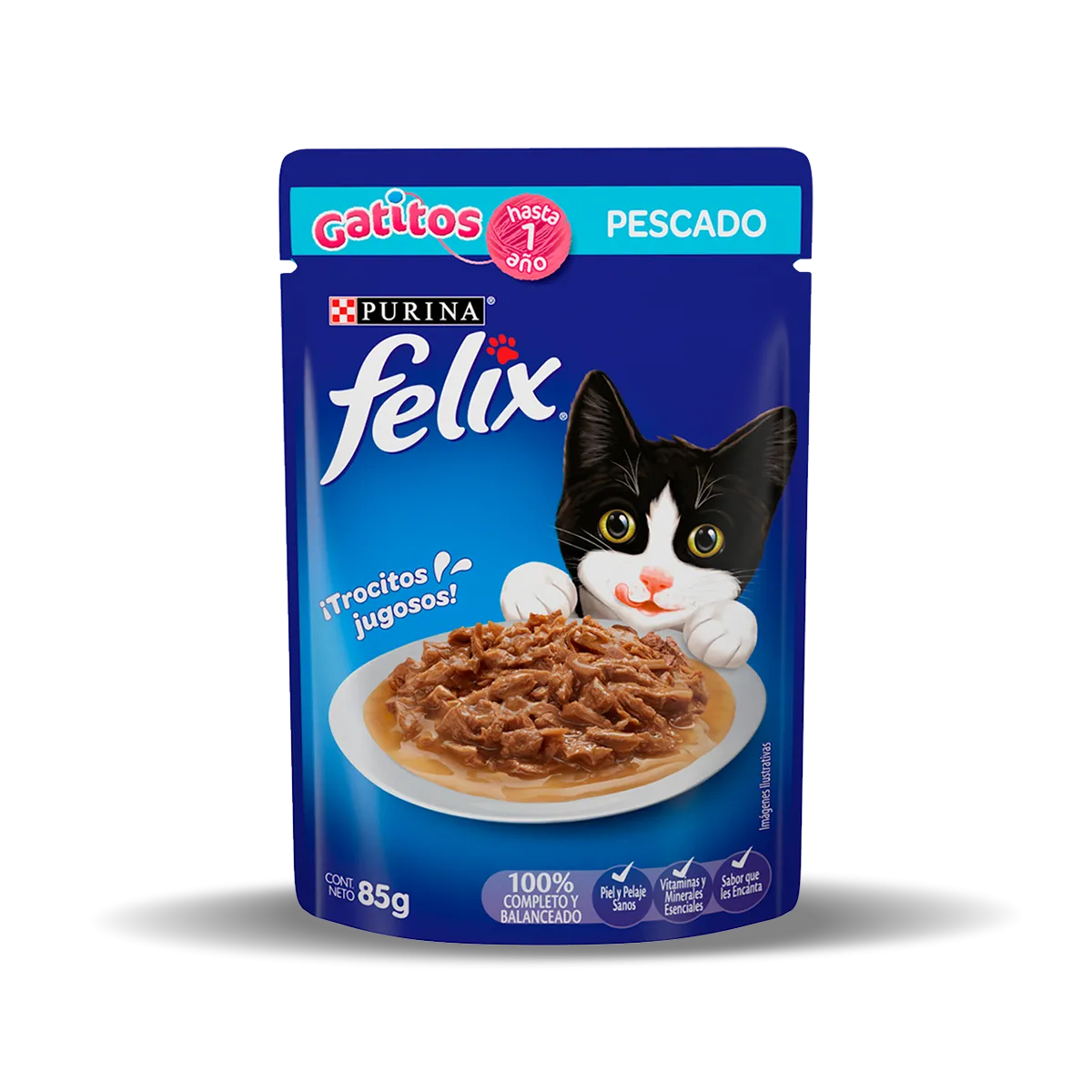 FELIX POUCH GATITOS PESCADO 85 gr.