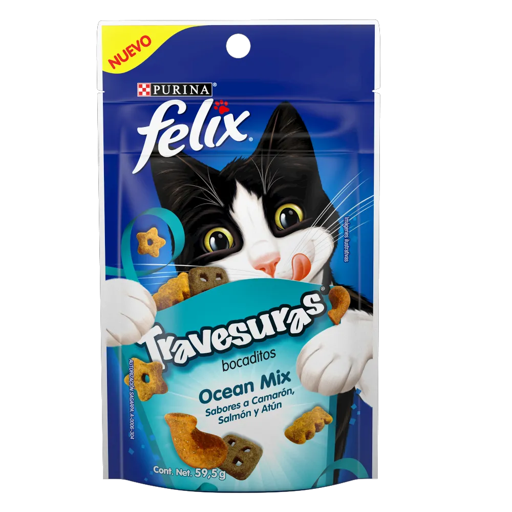 FELIX SNACK TRAVESURAS OCEAN MIX 59 gr.