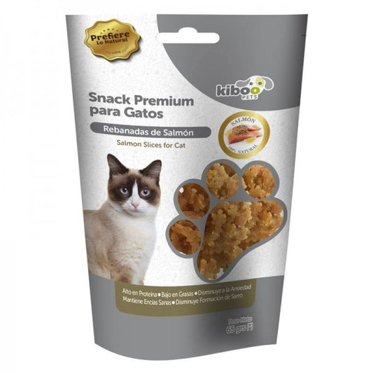KIBOO PETS SNACK PREMIUM REBANADAS DE SALMON