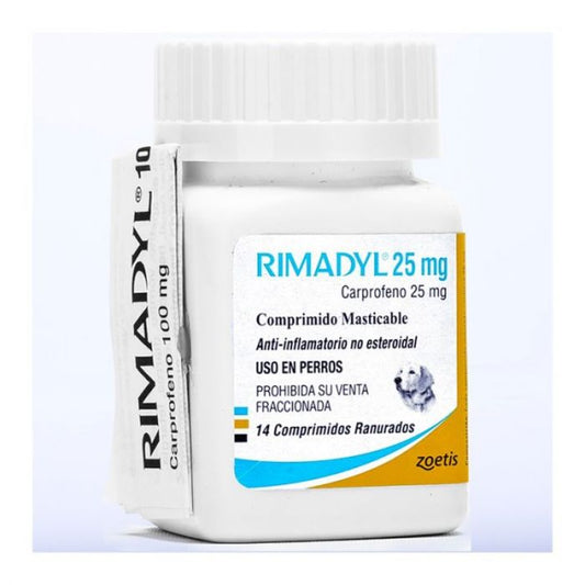 RIMADYL 25 mg. - Carprofeno 25 mg. - Comprimido masticable