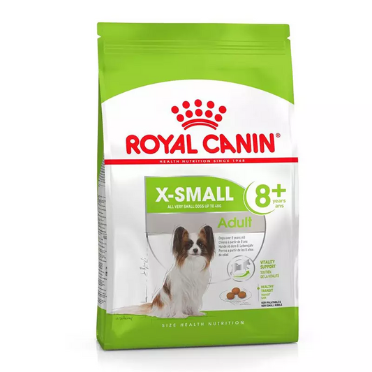 ROYAL CANIN DOG X-SMALL ADULT 8+ 1 kg.