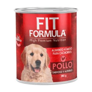 FIT FORMULA DOG LATA CACHORRO POLLO 280 gr.