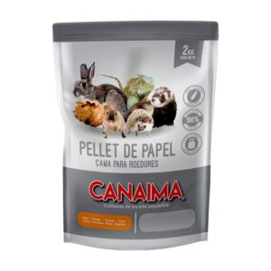 CANAIMA PELLET DE PAPEL ROEDORES 2 kg.