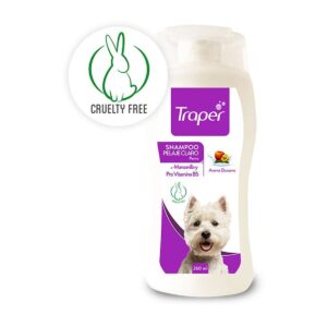 TRAPER SHAMPOO PELAJE CLARO MANZANILLA PERROS 260 ml.