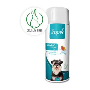 TRAPER SHAMPOO ESPUMA SECA MANGO PERROS 170 ml.