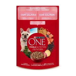 PURINA ONE DOG POUCHE SUPERFOODS SALMON 85 gr.