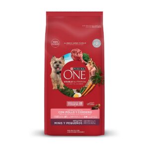 PURINA ONE DOG ADULTOS MINIS Y PEQUEÑOS POLLO Y CORDERO 2 kg.