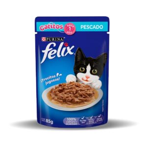 FELIX POUCH GATITOS PESCADO 85 gr.