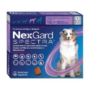 NEXGARD SPECTRA 15,1 A 30 kg. 1 COMPRIMIDO
