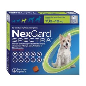 NEXGARD SPECTRA 7,6 A 15 kg. 1 COMPRIMIDO
