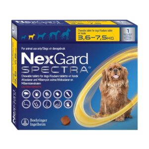 NEXGARD SPECTRA 3,6 A 7,5 kg. 1 COMPRIMIDO