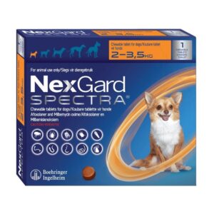 NEXGARD SPECTRA 2 A 3,5 kg. 1 COMPRIMIDO
