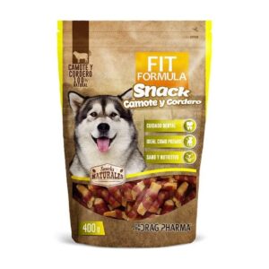 FIT FORMULA DOG SNACK NATURALES CAMOTE Y CORDERO 400 gr.