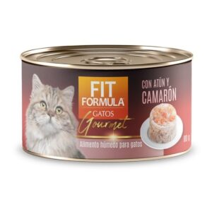 FIT FORMULA CAT LATA GOURMET ATUN Y CAMARON 80 gr.