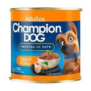 CHAMPION DOG LATA ADULTOS RECETAS DE PATE POLLO 315 gr.