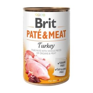 BRIT LATA PATE & MEAT - TURKEY 400 gr.