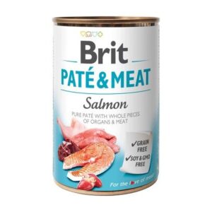BRIT LATA PATE & MEAT - SALMON 400 gr.