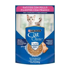 CAT CHOW POUCH GATITOS POLLO 85 gr.