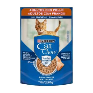 CAT CHOW POUCH ADULTOS POLLO 85 gr.