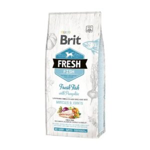 BRIT FRESH PESCADO Y CALABAZA RAZA GRANDE - MUSCULOS Y ARTICULACIONES 2,5 kg.