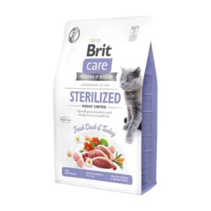 BRIT CARE CAT STERILIZED WEIGHT CONTROL - FRESH DUCK & TURKEY