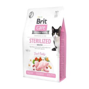 BRIT CARE CAT STERILIZED SENSITIVE - FRESH RABBIT