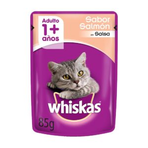 WHISKAS POUCH ADULTO SALMON 85 gr.