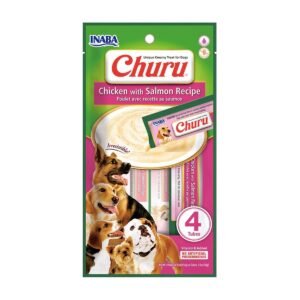 CHURU DOG POLLO SALMON 4 UNID