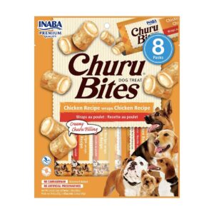 CHURU BITES DOG POLLO 8 UNID.