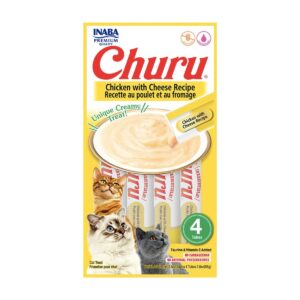 CHURU CAT POLLO QUESO 4 UNID.