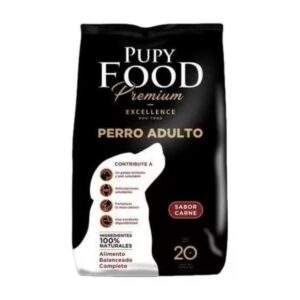 PUPY FOOD PREMIUM ADULTOS 20 kg.