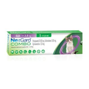 NEXGARD COMBO - PIPETA GATOS 0.8 a 2.5 kg.