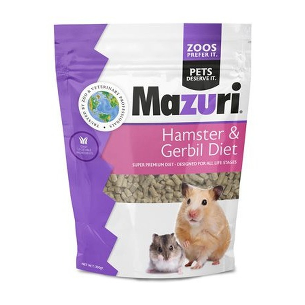 MAZURI HAMSTER & GERBIL DIET 350 gr.