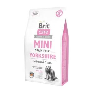 BRIT CARE DOG MINI GRAIN FREE YORKSHIRE - SALMON & TUNA 2 kg.