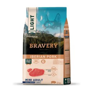 BRAVERY LIGHT IBERIAN PORK MINI ADULT SMALL BREEDS 2 kg.
