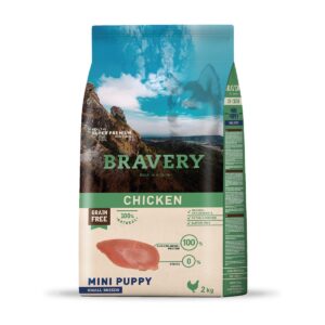 BRAVERY CHICKEN MINI PUPPY SMALL BREEDS 2 kg.