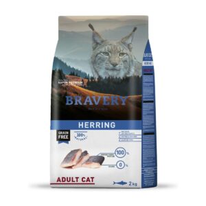 BRAVERY HERRING ADULT CAT 2 kg.
