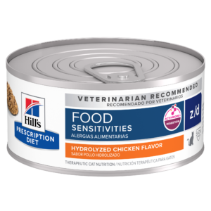 HILL’S PRESCRIPTION DIET LATA Z/D FOOD SENSITIVITIES GATOS POLLO